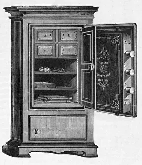 Safes Prints: Safe by Carl Ade C1900