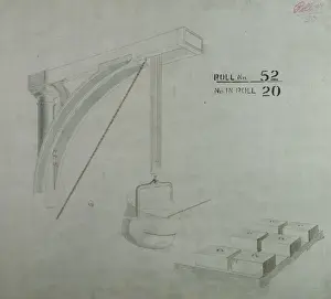 Bridgewater Prints: Safety ladle showing crane mounting