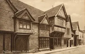 Saffron Prints: Saffron Walden - Old Houses on Church Street
