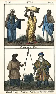 Oasis Prints: Saharan costumes: Moors in the desert