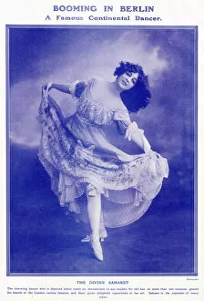 Saharet - a famous continental dancer