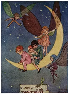 Wings Collection: A Sail in the Moon Boat by Florence Mary Anderson