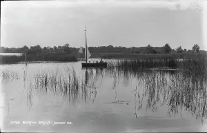 Reeds Prints: Sailing on Barton Broad