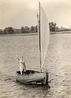 Hickling Prints: Sailing across Hickling Broad
