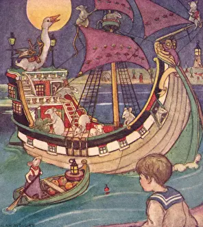 Manned Prints: The sailing ship