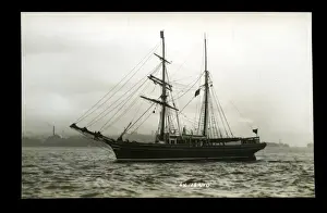 Masted Prints: Sailing vessel Island