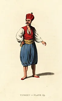 Regency Era Prints: Sailor in the Turkish Navy, Ottoman Empire