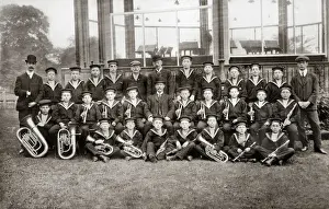 Uniformed Prints: Sailors Orphan Homes Band, Hull, Yorkshire