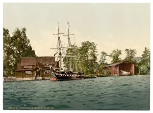 Potsdam Prints: Sailors training station, Potsdam, Berlin, Germany