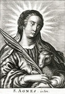 Stabbed Gallery: Saint Agnes / Anon
