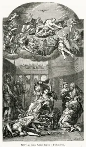 Stabbed Gallery: Saint Agnes / Huyot