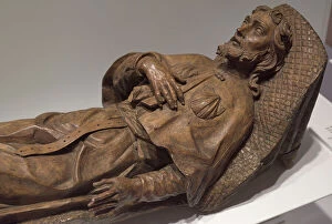 Reclined Collection: Saint Alexius. 17th century. Workshop in Southern Germany