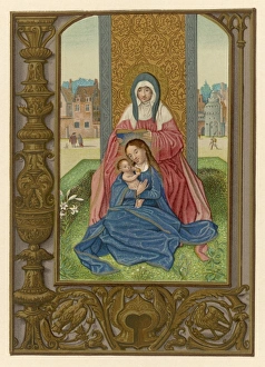 Images Dated 20th October 2007: Saint Anne from an Ms
