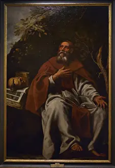 Abbot Prints: Saint Anthony Abbot (251-356), by Luis Tristan (1580-1624)