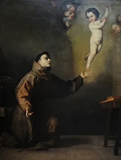 Bellas Collection: Saint Anthony of Padua (1195-1231) by Juseppe de Ribera