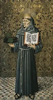 Navarra Prints: Saint Anthony of Padua. 15th c. Valencian school