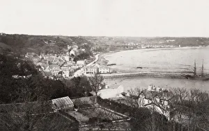 Coastline Prints: Saint Aubin or St Aubin, Channel Islands, Jersey