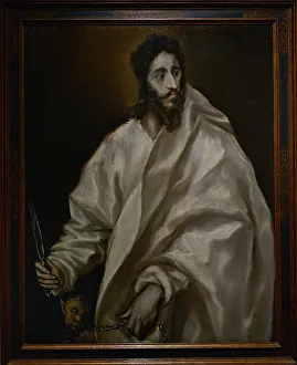 Iconography Prints: Saint Bartholomew, by El Greco (1541-1614), circa 1608-1614