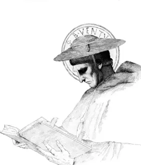 Cardinal Prints: Saint Bonaventura - 1