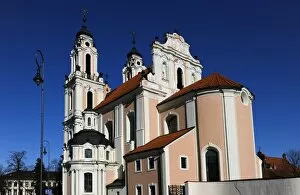 Images Dated 13th March 2012: Saint Catherines Church, 18th century. Vilnius