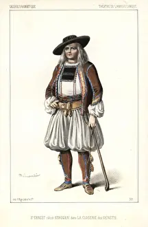 Lambigu Prints: Saint-Ernest as Kerouan in La Closerie des Genets, 1846