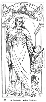 Kadikoy Prints: Saint Euphemia Died Circa 307 Martyr Chalcedon