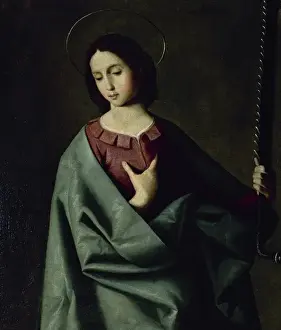 Zurbaran Prints: Saint Euphemia by Francisco Zurbaran
