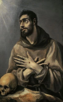 Bearded Collection: Saint Francis of Assisi (1181-1226), 1577-1580, by El Greco