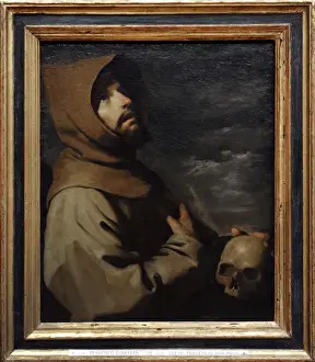 Bearded Prints: Saint Francis of Assisi, 1660, by Francisco de Zurbaran y Sa