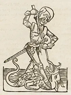 Caxton Prints: Saint George / Caxton