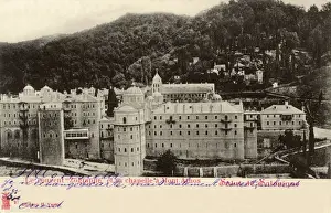 Athos Prints: The Saint George the Zograf Monastery, Mount Athos, Greece