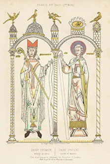 Bibl Prints: Saint Germain and Saint Vincent of Saragossa