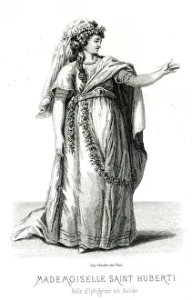 1756 Prints: SAINT-HUBERTI, ACTRESS