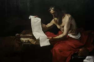 Bethlehem Gallery: Saint Jerome, 1646, by Jusepe de Ribera (1591-1652)