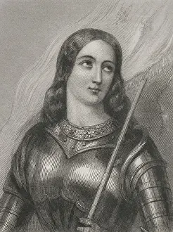 Armored Prints: Saint Joan of Arc (1412-1431), so-called the Maid of Orleans