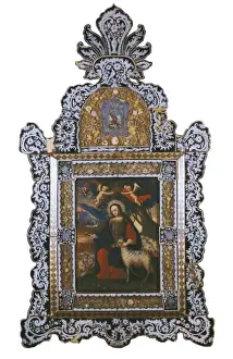 Saint John. Colonial baroque. Oil on canvas. BOLIVIA
