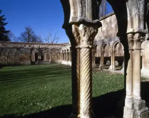 Saint John of Douro. Cloister. Soria. Castile and Leon. Spai