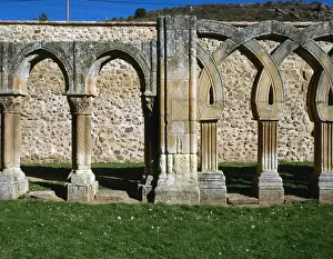 Ogive Prints: Saint John of Douro. Intertwined arches. Soria. Castile