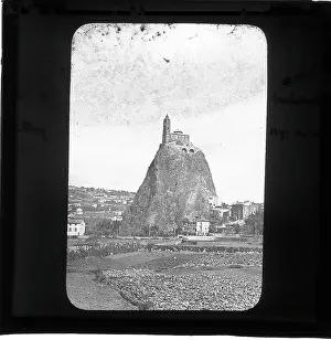 Auvergne Prints: Saint Michel d'Aiguilhe, Le Puy-en-Velay, Auvergne
