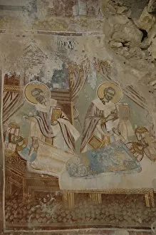 Images Dated 3rd June 2007: Saint Nicholas Church. Fresco. Mystras