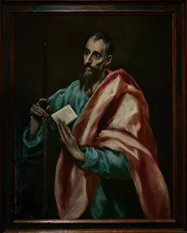 Saul Prints: Saint Paul, by El Greco (1541-1614), circa 1608-1614