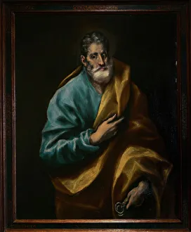 Keys Prints: Saint Peter, by El Greco (1541-1614), ca.1608-1614