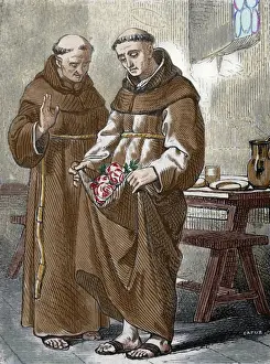 Valladolid Prints: Saint Peter de Regalado (13901456). Friar Minor and reforme