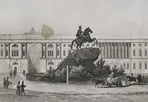 Thunder Prints: Saint Petersburg - Equestrian statue of Peter the Great