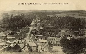 Abbeville Gallery: Saint-Riquier, Somme, Picardie, Northern France - Panorama