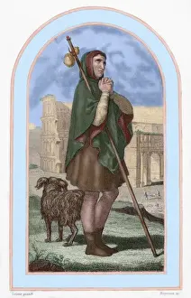 Plague Prints: Saint Roch (c. 1348-1376 / 79) (traditionally c. 1295-1327)