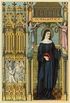 Benedict Collection: Saint Scholastica