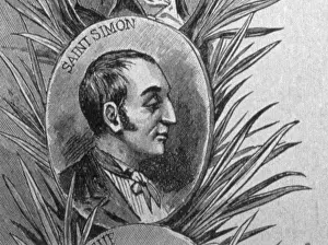 Henri Prints: SAINT-SIMON, Claude-Henri de Rouvroy, comte de