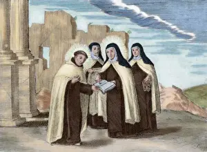 Meeting Prints: Saint Teresa of A?vila and Saint John of the Cross