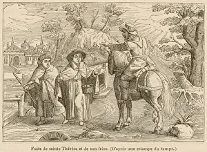 Avila Prints: Saint Teresa Runs Away